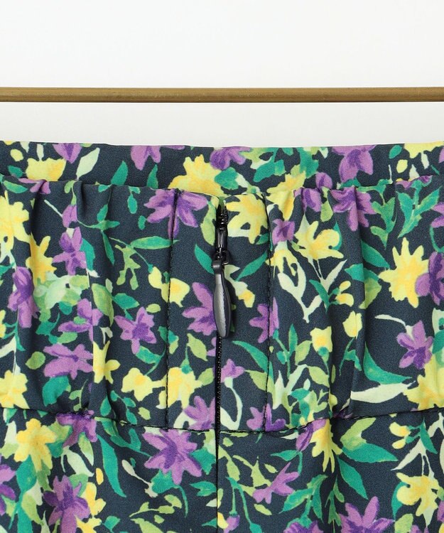 組曲 【23AW】フラワープリント ドラマティック スカート パープル系5