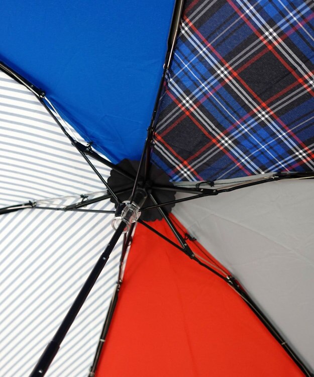 +RING 【UVカット95%以上】【UPF50＋】プラスリング ユニセックス 晴雨兼用 折傘 MLT T1311 マルチカラー