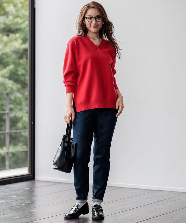 23区 L 【Lサイズ限定】23区DENIM ストレッチフィット スキニーパンツ ネイビー系