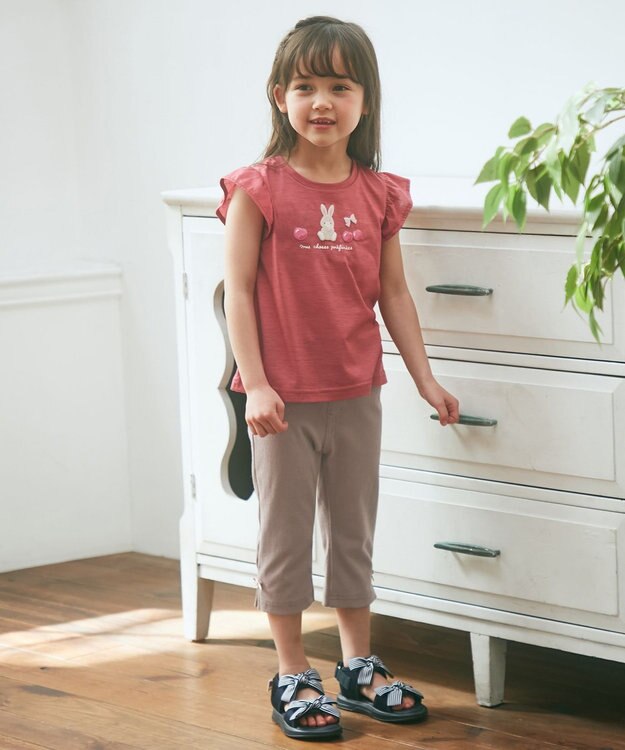 ANY KIDS 接触冷感しろくまパンツ ココア