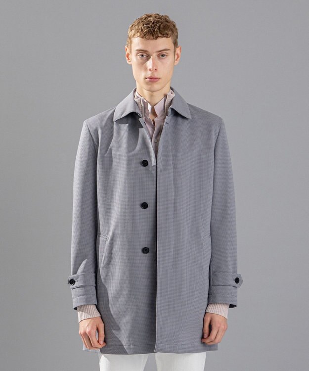 JOSEPH HOMME エアジャガードジャージー　ステンカラーコート ライトグレー系