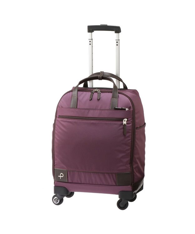 ACE BAGS & LUGGAGE プロテカ ソリエ3 カジュアル キャリーケース 29リットル 機内持ち込み対応サイズ キャスターストッパー付き 1泊程度の旅行に最適な2本手ハンドル・枠なしタイプ 12882 パープルワイン