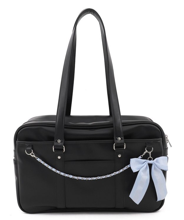 WEGO 【SCHOOLITEM】シブジョコラボスクールバッグ ブラック