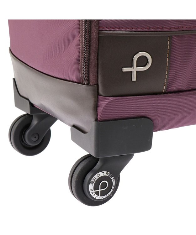 ACE BAGS & LUGGAGE プロテカ ソリエ3 カジュアル キャリーケース 29リットル 機内持ち込み対応サイズ キャスターストッパー付き 1泊程度の旅行に最適な2本手ハンドル・枠なしタイプ 12882 パープルワイン