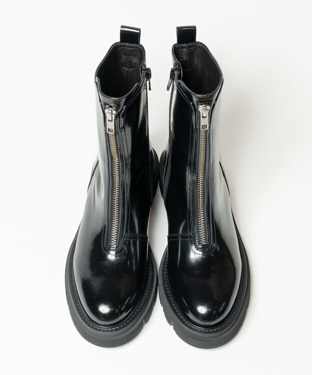 BONTRE 【LucaGrossi/ルカグロッシ】センタージップミドルブーツ ブラック