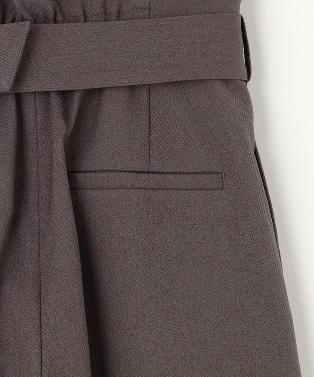 ANY SIS 【BAILA12月号掲載・貴島明日香さんコラボ】ハイカットリターン ワイドパンツ モカグレー