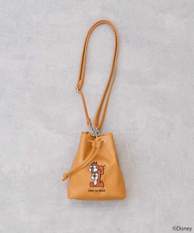 earth music&ecology Ｄｉｓｎｅｙ×Ｓｅｉｊｉ　Ｍａｔｓｕｍｏｔｏミニバッグ Camel