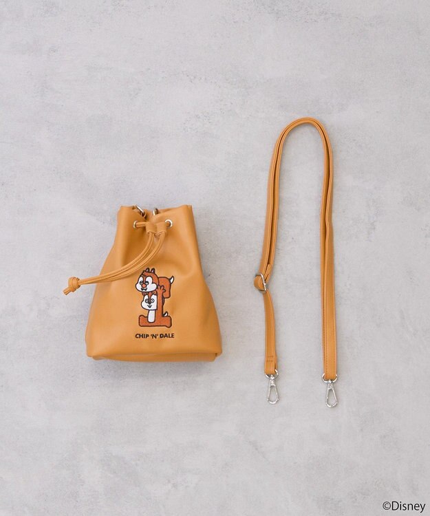 earth music&ecology Ｄｉｓｎｅｙ×Ｓｅｉｊｉ　Ｍａｔｓｕｍｏｔｏミニバッグ Camel