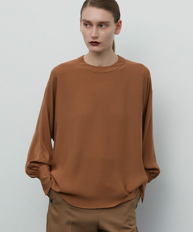 BEIGE， BRISSAC / プルオーバーブラウス Camel