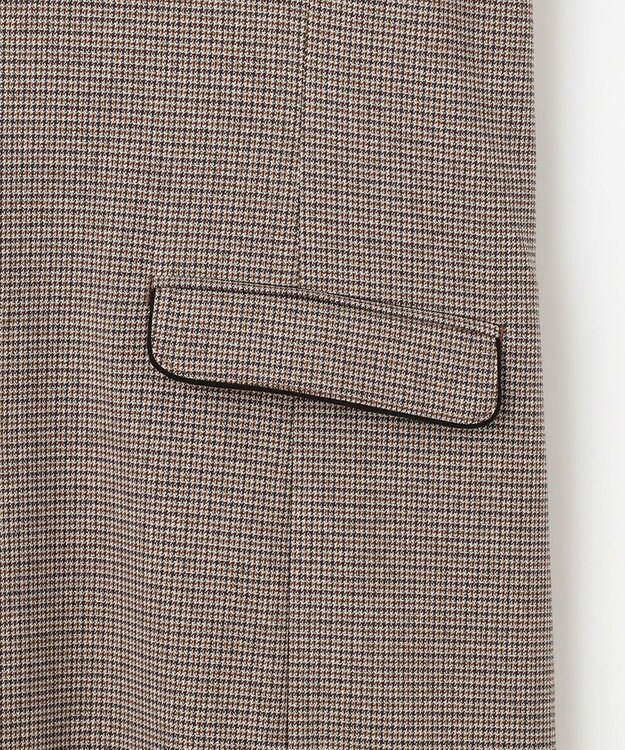 J.PRESS LADIES L Mixツイードチェック ジャンパースカート ブラウン系3