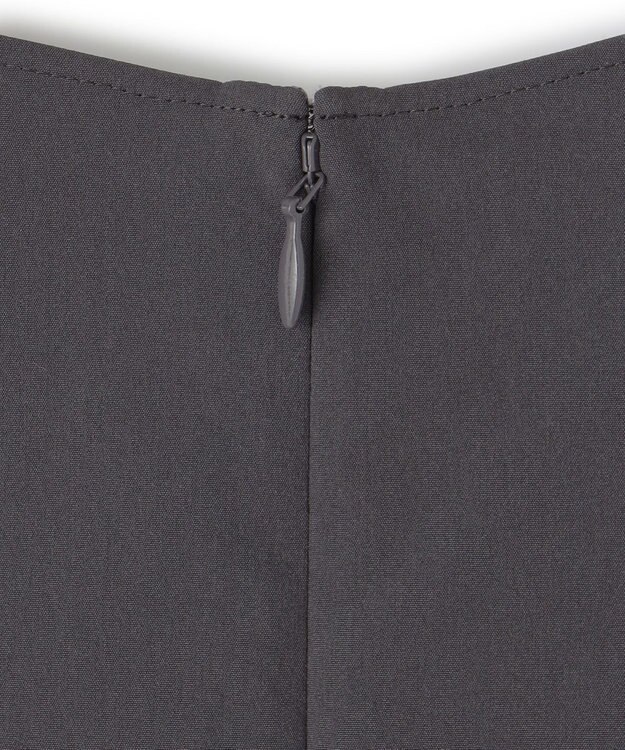 ICB 【洗える】ヴィンテージスパンブロード ワンピース チャコール系