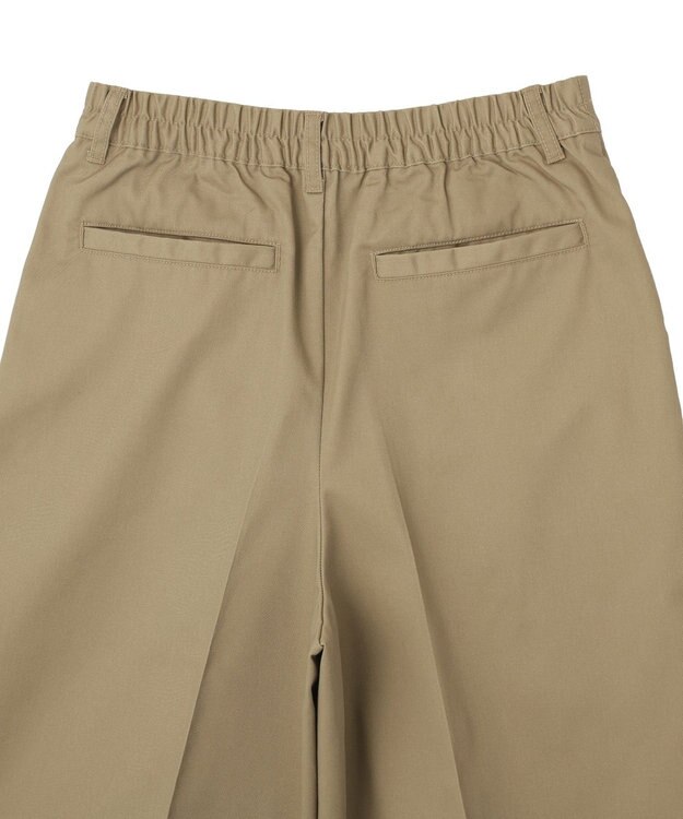 earth music&ecology タックハーフパンツ Beige
