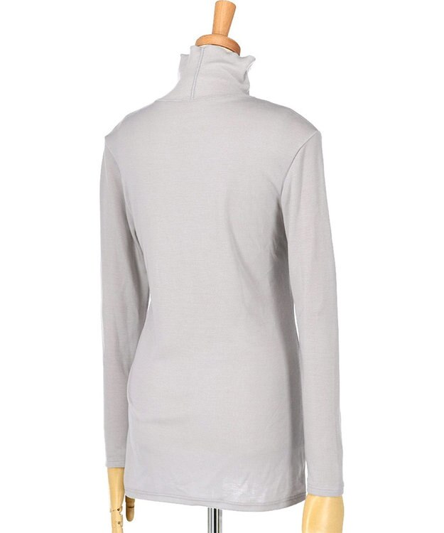 ワコール／睡眠科学 トップス 9分袖 長袖 ハイネック あたたかい 吸湿発熱性(本体) YEY031 睡眠科学／ワコール チャコールグレー