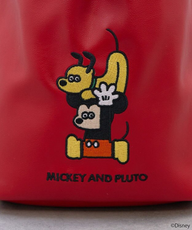 earth music&ecology Ｄｉｓｎｅｙ×Ｓｅｉｊｉ　Ｍａｔｓｕｍｏｔｏミニバッグ Red