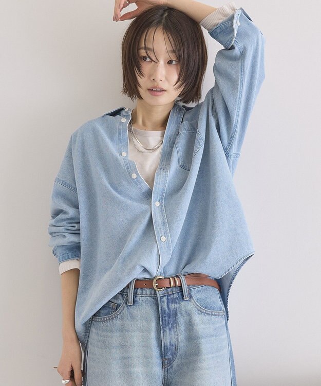 AMERICAN HOLIC アソートデニムシャツ Light Indigo
