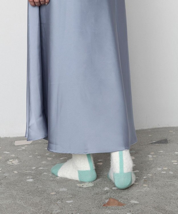 TRICOTE シャギーラインソックス 80IVORY