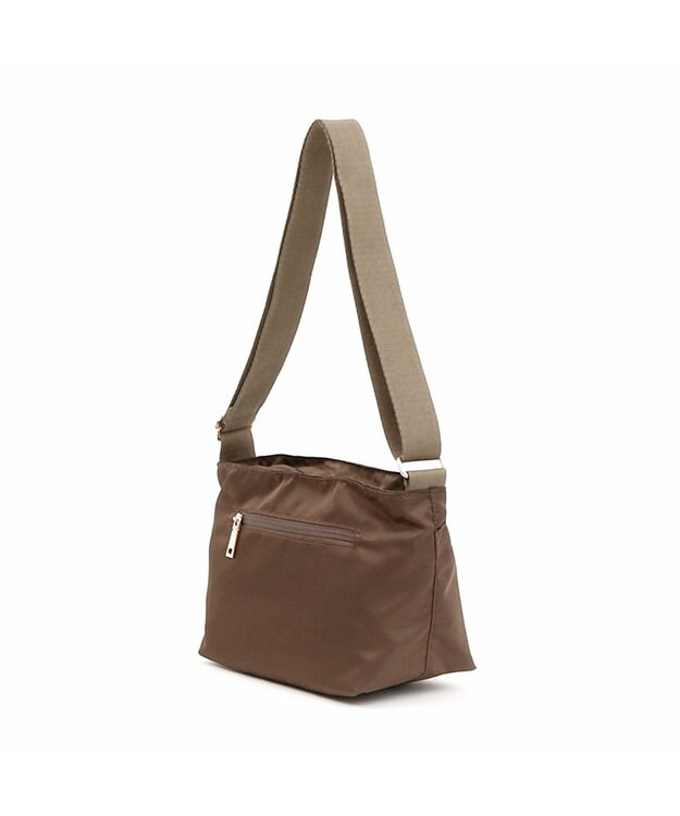 UNBILLION カシュカシュ cachecache / 舟型ナイロンショルダー ブラウン