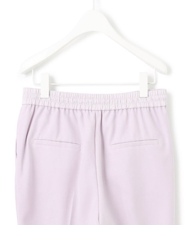 ICB L 【新色追加・WEB限定カラーあり・接触冷感・UVケア・速乾・防シワ・洗える】 FluidBackSatin  ドロストパンツ パールグレー系［WEB限定］