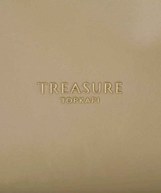 TOPKAPI 【TREASURE TOPKAPI】コンビチェーン ギャザー ナイロン トートバッグ ベージュ