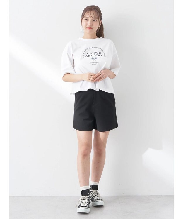 earth music&ecology ショートパンツ Black