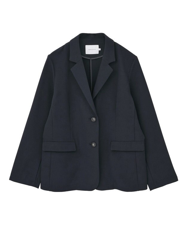 AMERICAN HOLIC 【イージーケア】テーラードジャケット Black