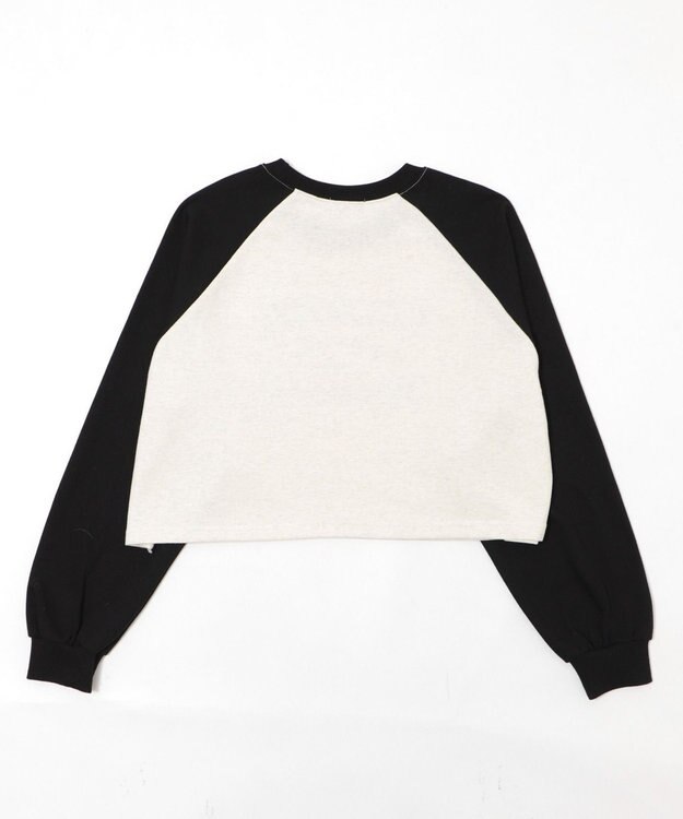 WEGO ラグランカレッジPO ブラック