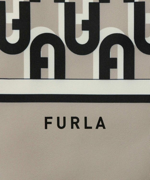 MOONBAT FURLA 傘袋 折りたたみ傘用 アーチロゴ／内側吸水生地 ベージュ