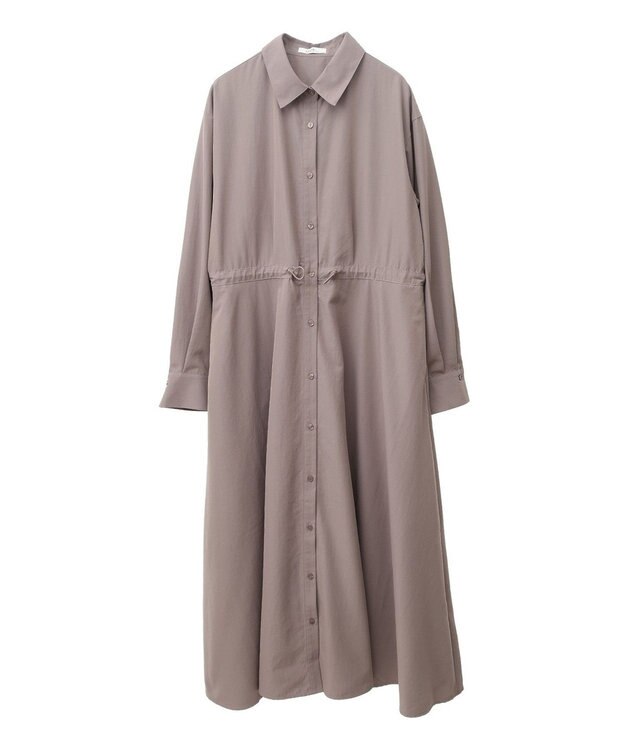 earth music&ecology ドロストシャツワンピース Mocha