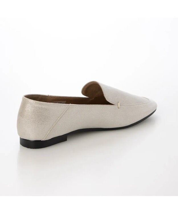 MODE ET JACOMO <carino>スクエアトゥフラットシューズ シルバー