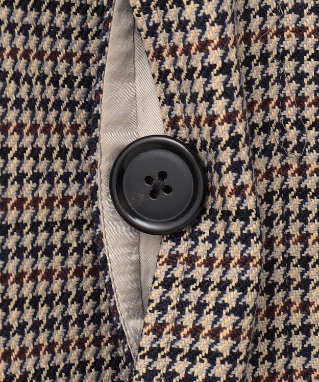 J.PRESS MEN 【J.PRESS ORIGINALS】 SILK TWEED BELTED BALMACAAN COAT / JAPAN MADE ベージュ系3