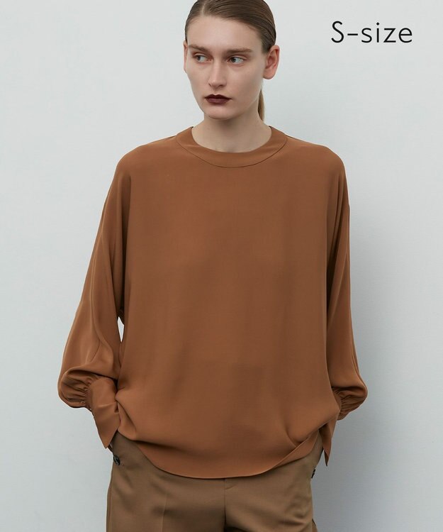 BEIGE， 【S-size】BRISSAC / プルオーバーブラウス Camel