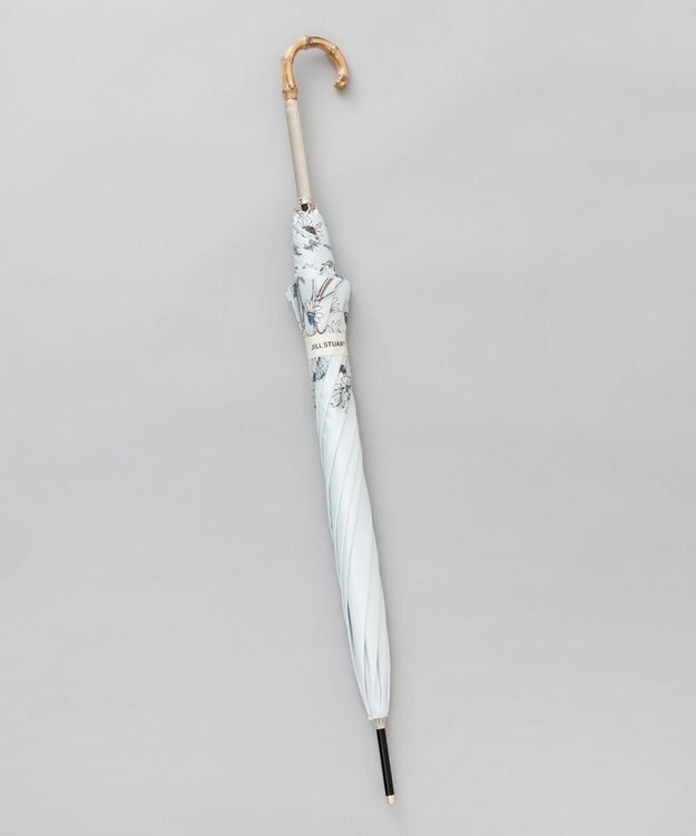 AURORA 【 JILL STUART（ジル スチュアート）】ボタニカルプリント雨傘(長傘) ペールブルー