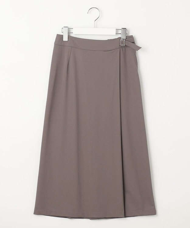 J.PRESS LADIES S 【洗える】 Hari-Puru jersey スカート ブラウン系