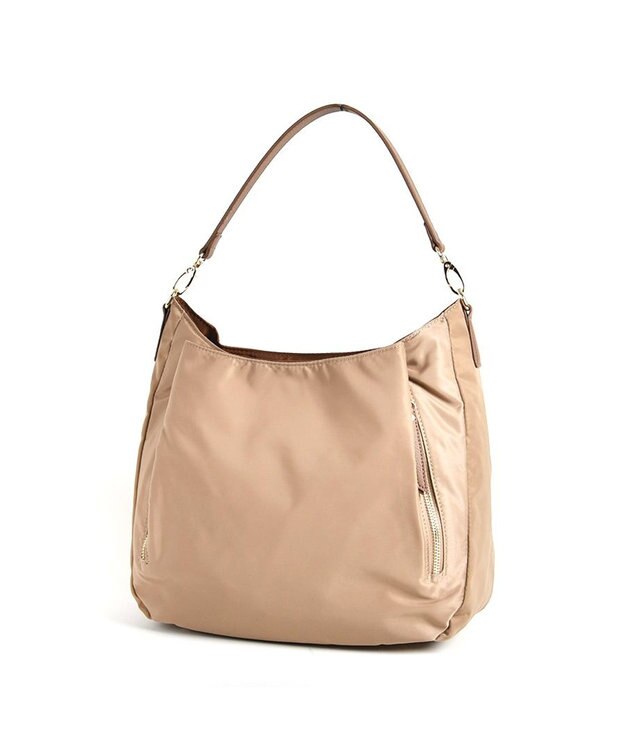 LA BAGAGERIE 【MONICA】ナイロン2WAYショルダーバッグ ベージュ