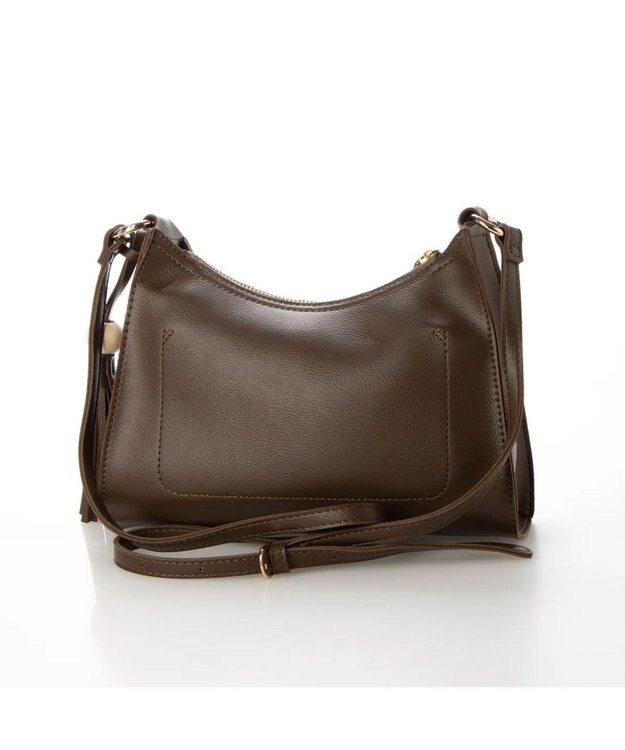 UNBILLION cachecache ウッドボールタッセルショルダー チョコ