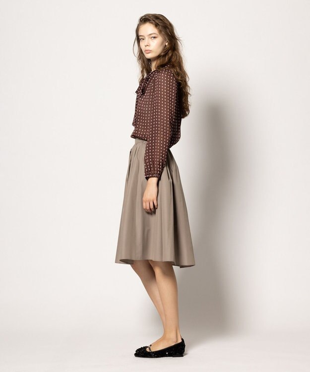 TOCCA 【消臭・洗える】ALLURING BEAUTY ブラウス ブラウン×ピンク系