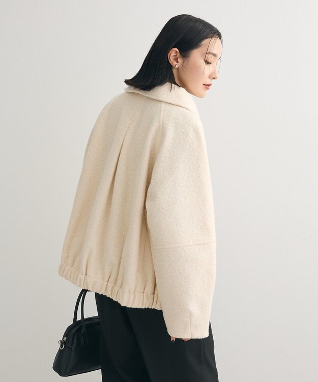 Green Parks ２ＷＡＹカラーコクーンブルゾン Ivory