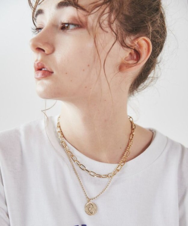 WEGO 【ANGIE VINTAGE】レイヤードネックレス 柄1