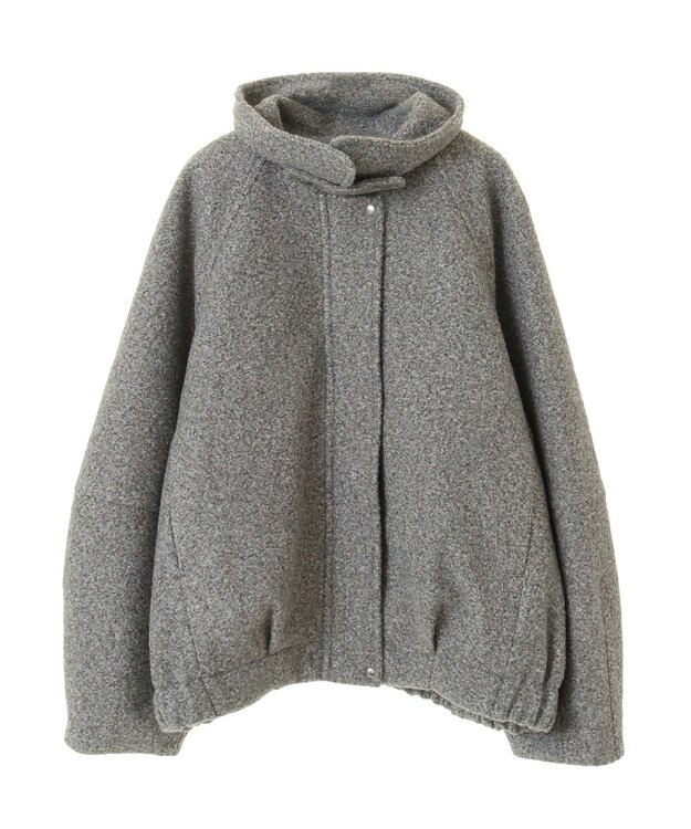 Green Parks ２ＷＡＹカラーコクーンブルゾン Gray Mixture