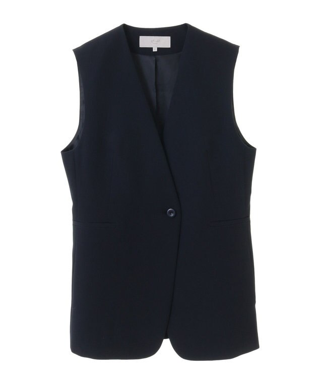 Green Parks ef-de ジレジャケット Dark Navy