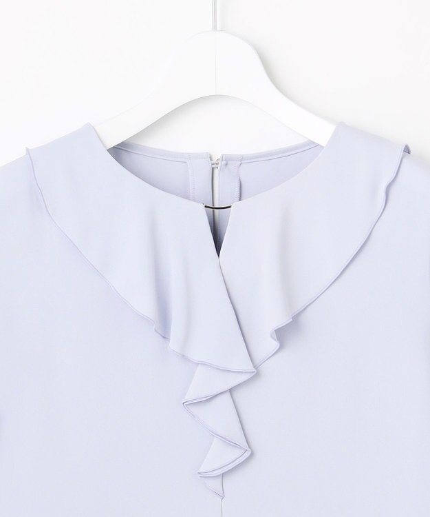 ANY SIS フリル ブラウス ライトブルー