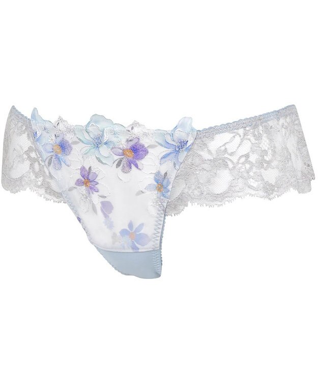 WACOAL Ｔバック ショーツ 【ハグするブラ】 BRB498とペア はきこみ丈あさめ ソング レディース PRA498 /ワコール ブルー