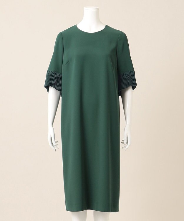 23区 S 【APPLAUDIR】ダブルクロス ドレス グリーン