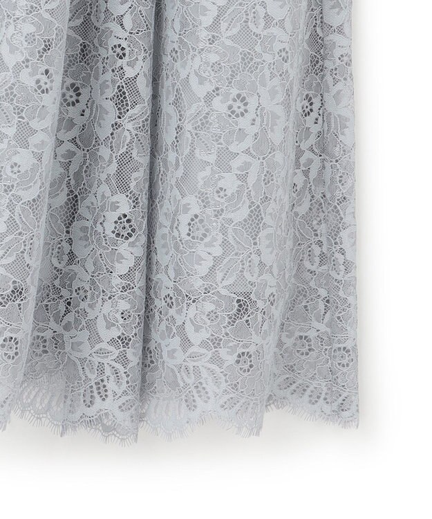 23区 【APPLAUDIR】ブライトフラワーレース ドレス グレイッシュブルー系