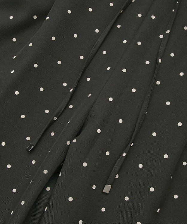 earth music&ecology リラックスドットパンツ Black