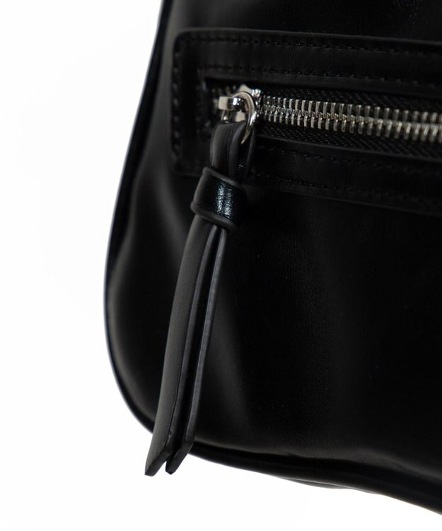 WEGO チャーム付きハトメベルトバッグ ブラック