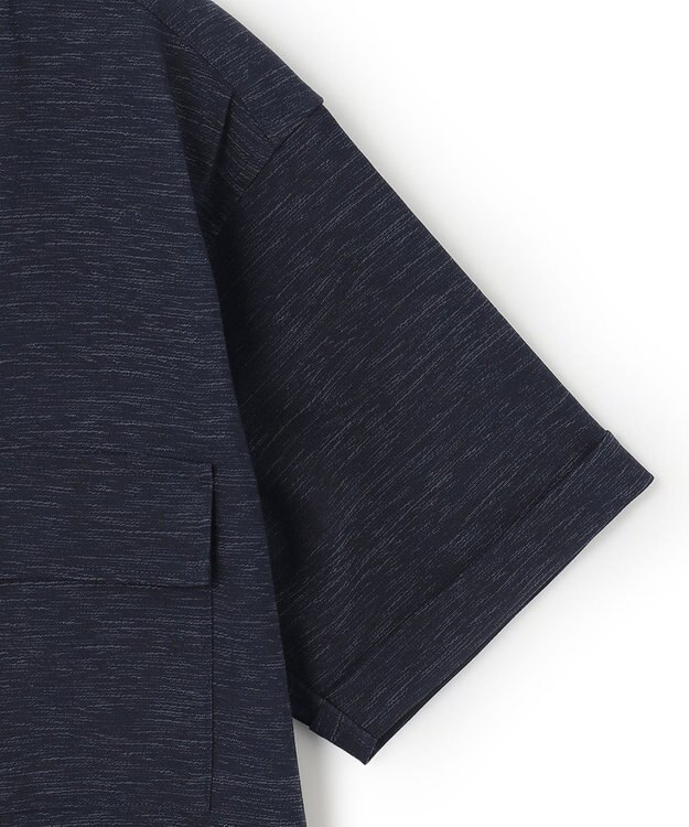 JOSEPH HOMME スムーススラブストレッチ　CPOシャツ ネイビー系