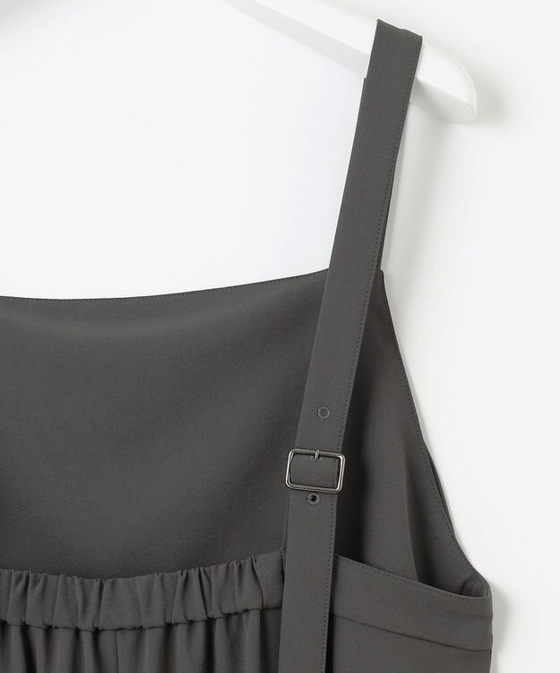 J.PRESS LADIES L 【WEB限定カラーあり・洗える】Lightジョーゼット キャミ ワンピース グレー系