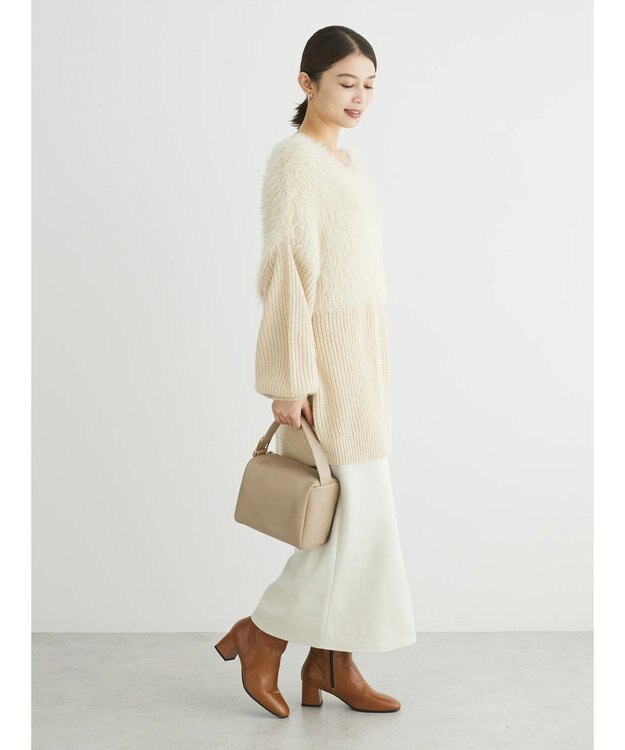 Green Parks ・Ｐｅｔｉｔ　Ｆｌｅｕｒ　シャギーキリカエニット Ivory