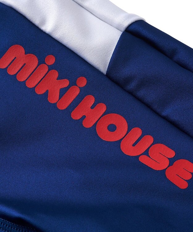 MIKI HOUSE HOT BISCUITS 【ミキハウス】【80-130cm】 ５分丈水着 紺